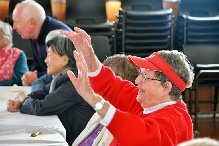 The Centre of Mutual Aid meet at the Mairangi Bay Presbyterian Church