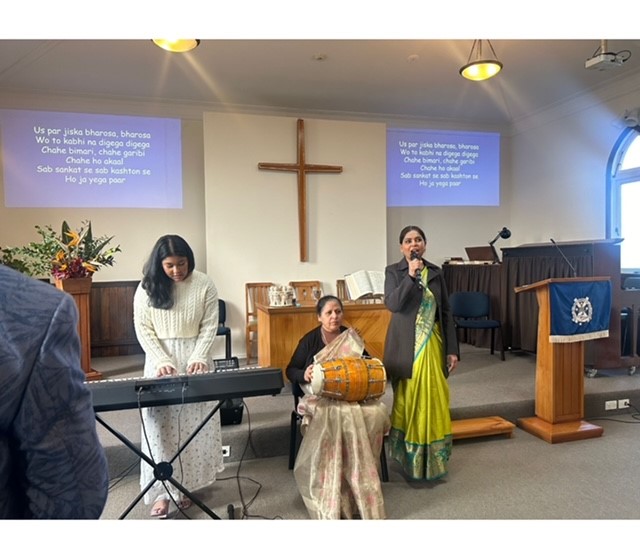 Combined worship with the Indian Congregation at MBPC